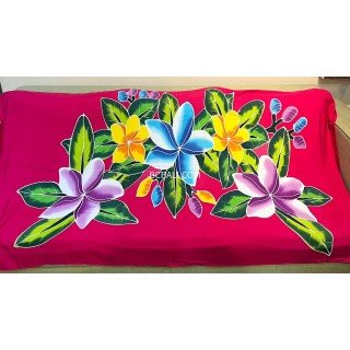 Wholesale Rayon Sarong Lava lava Hand Painted Beachwear for Summer